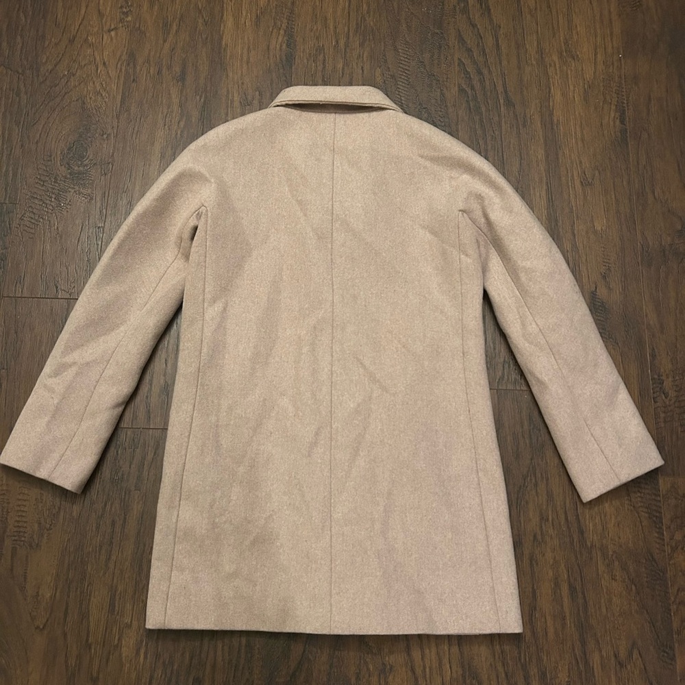 J. Crew Beige Women’s Wool Jacket Coat Outerwear Size Small - Picture 6 of 7